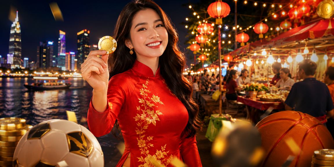 Người phụ nữ mặc áo dài tại TP.HCM sử dụng điện thoại xem thông tin cá cược thể thao trực tuyến